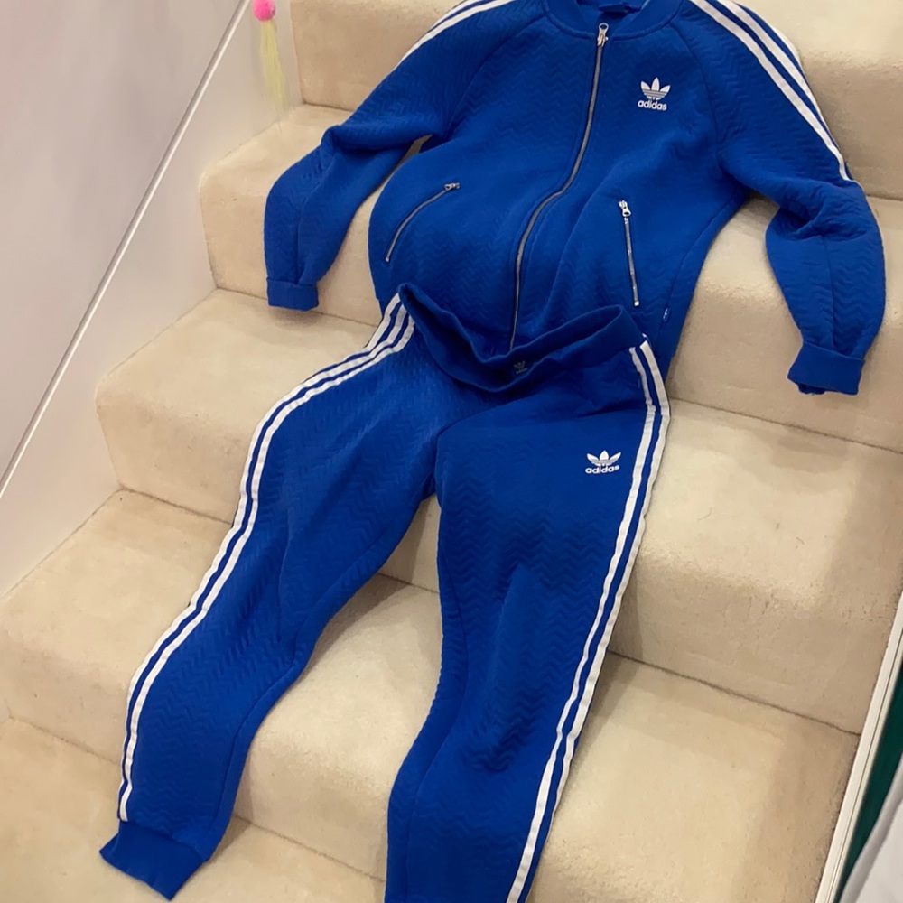 Blue Adidas Tracksuit